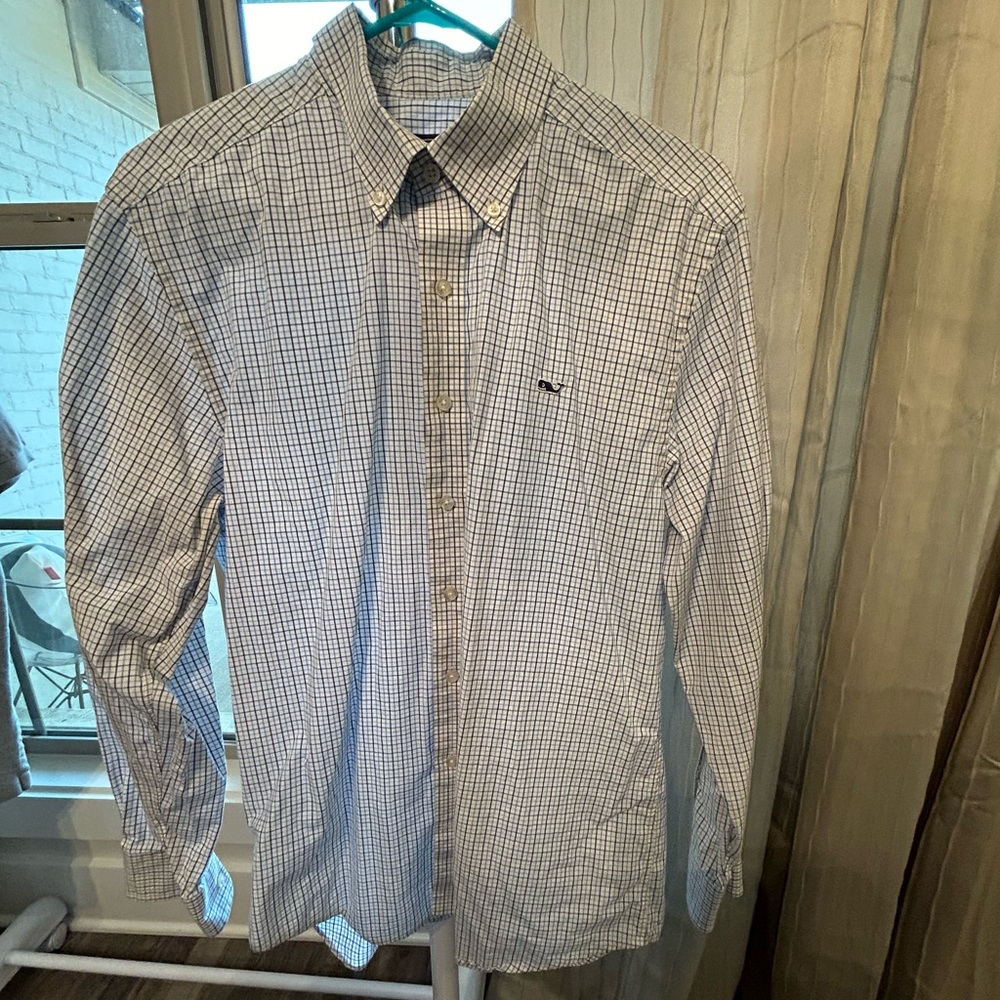 MENS light blue / dark blue Vineyard Vines Button Down